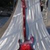 Strat back view Kinetic Wind Monumental Sculpture by LaPaso