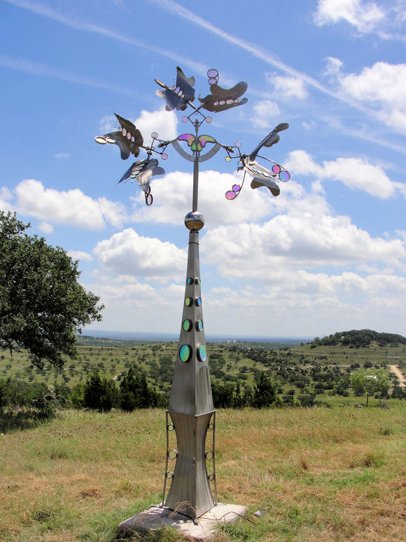 Flutterball Kinetic Wind Monumental Sculpture by LaPaso - kinetic art