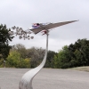Stealth Cruzer Kinetic Wind Monumental Sculpture by LaPaso